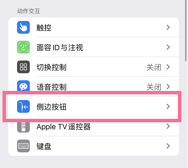 敖汉苹果14维修店分享iPhone14 Plus侧键双击下载功能关闭方法 