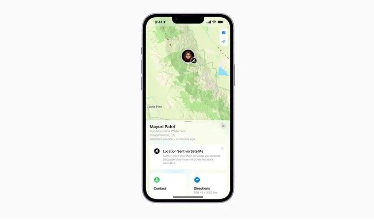 敖汉苹果14维修分享iPhone14系列中 FindMy功能通过卫星分享位置方法教程 